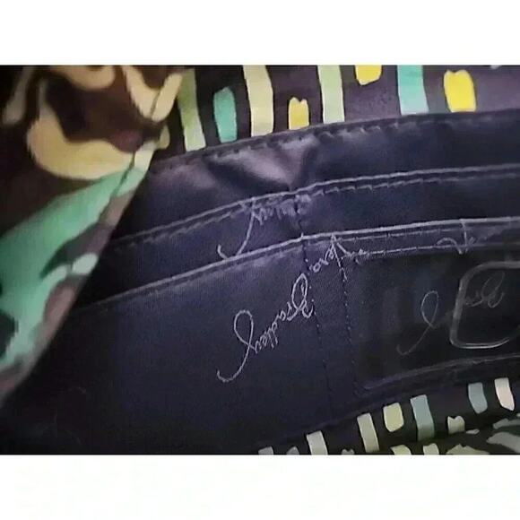 Vera Bradley Quilted Floral Paisley Little Small Bag Purse Colorful Very Nice - Picture 5 of 8